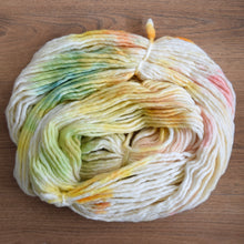 Load image into Gallery viewer, LONDON, PARIS, MELON! | handdyed corriedale pencil roving
